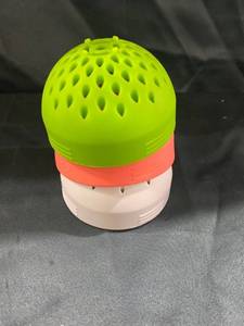 lot 59320 image: SIFTR Set of 3 Multi-Purpose Mini Silicone Strainers Multi,
