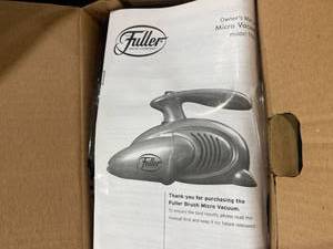 lot 59330 image: Fuller Brush Micro Hand Vacuum wAccessories