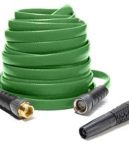 lot 59350 image: Bernini 50 No-Kink Lightweight Rubber Flexstrong Hose Green,