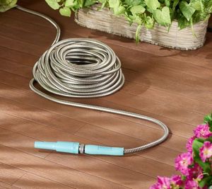 lot 59404 image: Retail - $85.00 Bernini 100 No-Kink Metal Garden Hose Lite w