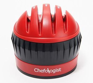 lot 59418 image: Retail - $27.14 Chefologist 3-Stage Knife Sharpener w Scissor