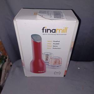 lot 59431 image: Retail - $38.00 FinaMill Pro Spice Grinder & Interchangeable
