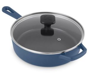 lot 59438 image: Retail - $72.50 Zakarian by Dash 9 Deep Nonstick Cast Iron