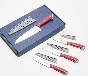 lot 59471 image: Zakarian by Dash 4-Piece Full Tang Cutlery Set