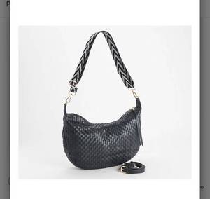 lot 59489 image: AHDORNED Half Moon Crossbody Bag, Black
