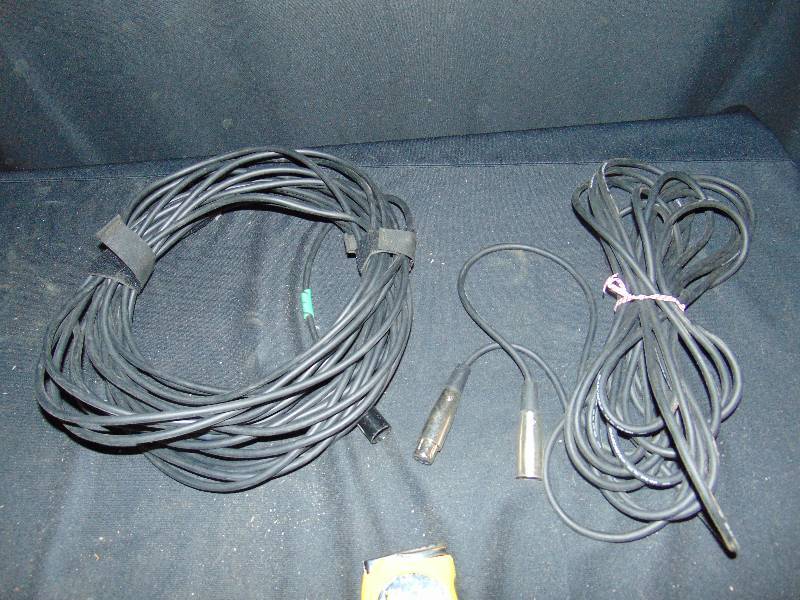lot 9022 image: (2) ct. lot microphone cables, 50 cables