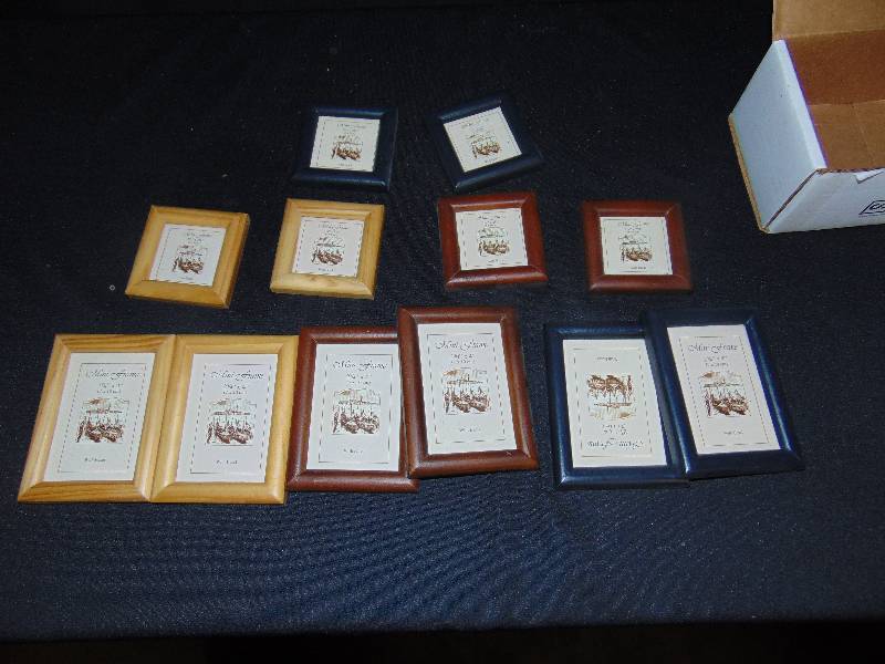 lot 9101 image: (12) ct. lot small picture frames