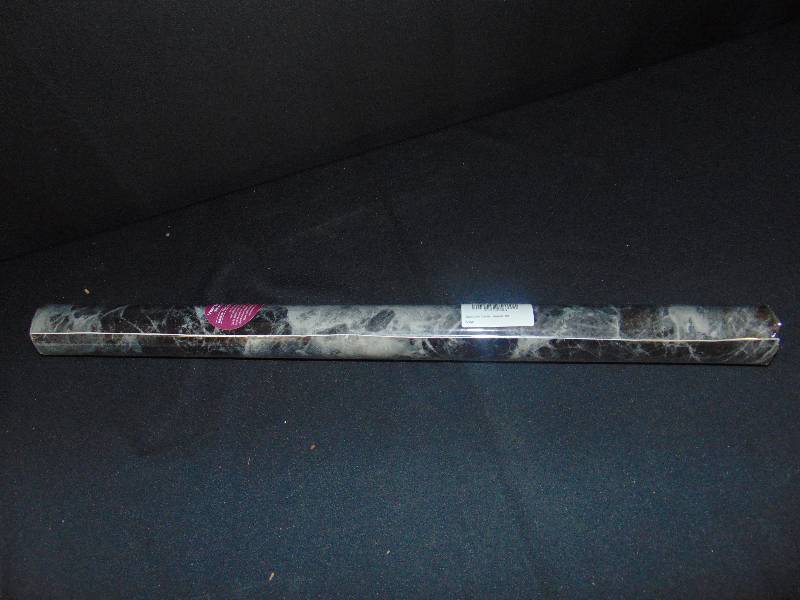 lot 9175 image: (1) roll Very Berry Sticker 24 x 6 peel & stick vinyl, blackgray granite