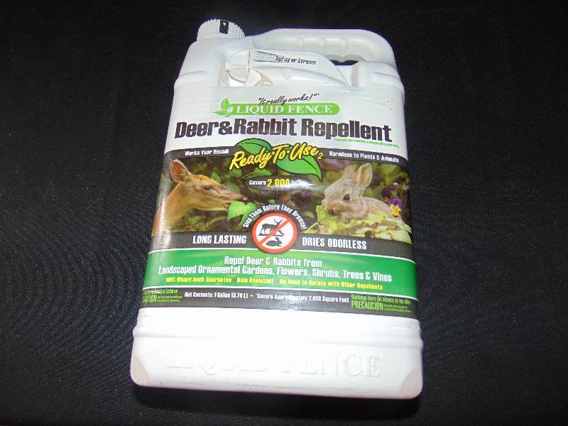 lot 9281 image: (1) gallon Liquid Fence Deer and Rabbit repellent, Ready to use, covers 2,000 sq. ft.