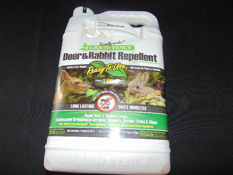 lot 9284 image: (1) gallon Liquid Fence Deer and Rabbit repellent, Ready to use, covers 2,000 sq. ft.