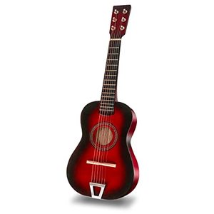 lot 33000006 image: Kids Guitar 23 Inch Kids Wooden Guitar 6 Strings Toy Ukulele Guitar for Kids Musical Instruments Toys for 3 4 5 6 Year Old Boys Girls Birthday Gifts (Red)