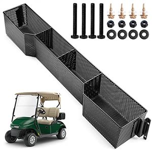 lot 33000056 image: Roykaw Golf Cart Storage Basket Tray for EZGO TXT 1994-up Models - Upgrade One Piece Solid DesignMore Sturdy and No Rattles