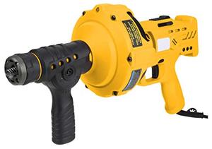 lot 33000075 image: Olympia Tools 410-763-1002 Electric Drain Cleaner, Yellow  Black