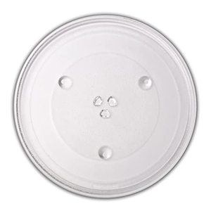 lot 33000097 image: CALPALMY 16.5 Inches Microwave Glass Plate -Exact Replacement for Glass Turntable Part Numbers A06014M00AP and F06014M00AP -Dishwasher-Safe Microwave Glass Plate