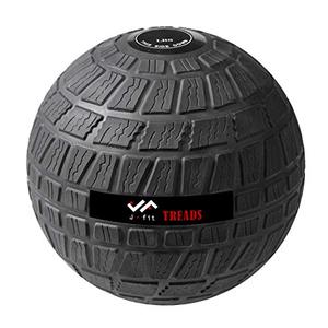 lot 33000098 image: JFIT TREADS Weighted Slam Ball, 10 LB
