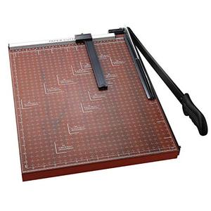 lot 33000102 image: Heavy Duty Guillotine Paper Cutter, A3 Large Paper Trimmer Blade Gridded Photo Guillotine Craft Machine, 18 inch Cut Length, 18.9 x 15.0 (Use for A2-A7)
