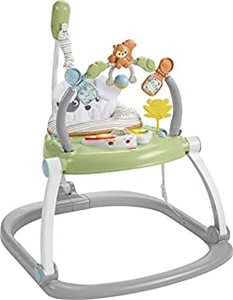 lot 33000349 image: Fisher-Price Jumperoo Baby Bouncer and Activity Center with Lights and Sounds, Sweet Snugapuppy SpaceSaver (B09B94W67G)