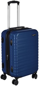 lot 33000154 image: Amazon Basics 21-Inch Hardside Spinner, Navy Blue