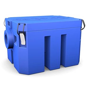 lot 33000163 image: Home Grease Trap for Kitchen Sink - Grease Trap plastic 5 GPM - Grease Interceptor - Grease Traps for food truck under Sink - 10 Lb Grease Trap Interceptor 161311 - oil water separator kitchen