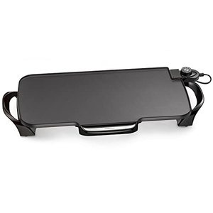 lot 33000186 image: Presto 07061 22-inch Electric Griddle With Removable Handles, Black, 22-inch