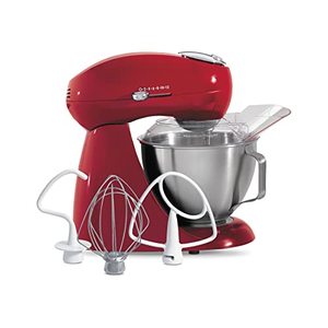 lot 33000278 image: Hamilton beach -Metal bowl , Pouring Shield , 3 mixing accessories  Mixer Not included