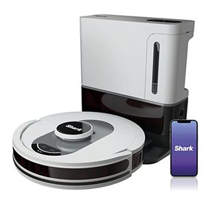 lot 33000287 image: Shark AV2511AE AI Ultra Robot Vacuum, with Matrix Clean, Home Mapping, 60-Day Capacity Bagless Self Empty Base, Perfect for Pet Hair, Wifi, Compatible with Alexa, BlackSilver