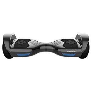 lot 33000293 image: Hover-1 Helix Electric Hoverboard  7MPH Top Speed, 4 Mile Range, 6HR Full-Charge, Built-In Bluetooth Speaker, Rider Modes Beginner to Expert, Gun Metal