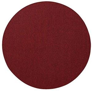 lot 33000297 image: Furnish my Place Modern IndoorOutdoor Commercial Solid Color Rug - Red, 2 Round, Pet and Kids Friendly Rug. Made in USA, Area Rugs Great for Kids, Pets, Event, Wedding