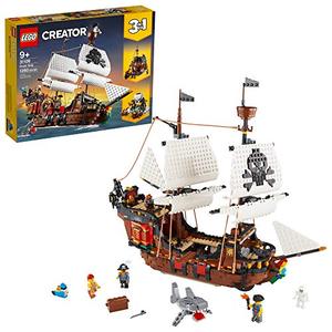 lot 33000298 image: LEGO Creator 3in1 Pirate Ship 31109 Building Toy Set for Kids, Boys, and Girls Ages 9 (1,264 Pieces)