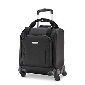 lot 33000308 image: Samsonite Underseat Carry-On Spinner with USB Port, Jet Black, One Size