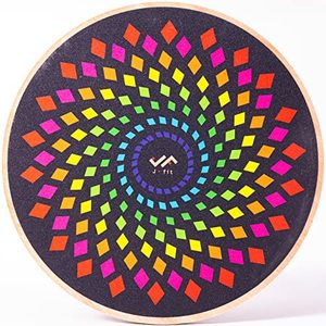 lot 33000318 image: JFIT Balance Board, 15.4, Kaleidoscope