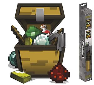 lot 33000322 image: Trends International RoomScapes Minecraft Open Chest 18 x 24 Wall Decal