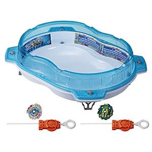 lot 33000323 image: BEYBLADE Burst Rise Hypersphere Vertical Drop Battle Set -- Complete Set with Beystadium, 2 Battling Top Toys and 2 Launchers, Ages 8 and Up (Amazon Exclusive)