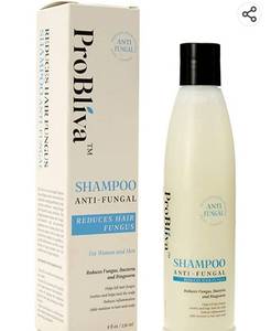 lot 33000223 image: ProBliva Fungus Shampoo for Hair & Scalp - for Men and Women - Help to Reduce Ringworm, Itchy Scalp - Contains Natural Ingredients Coconut Oil, Jojoba Oil, Emu Oil