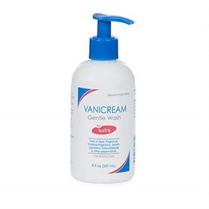 lot 33000244 image: vanicream gentle wash for baby  fragrance gluten and sulfate free  for sensitive baby skin  dermatologist tested  8 oz with pump