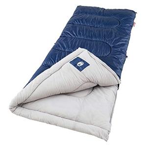 lot 33000246 image: Coleman Sleeping Bag  Cold-Weather 20°F Brazos Sleeping Bag, Navy, 10 x 17.8 x 10.4