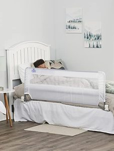 lot 33000255 image: Regalo Swing Down 54-Inch Extra Long Bed Rail Guard, with Reinforced Anchor Safety System