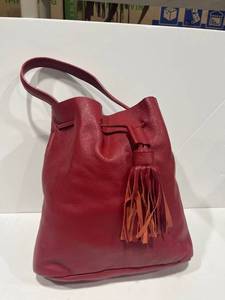 lot 1042 image: Alberta Di Canio leather handbag