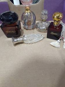 lot 1099 image: Empty perfume bottles