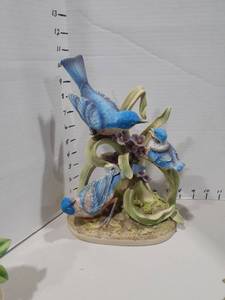 lot 1154 image: Family of blue birds by Andrea
