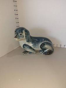 lot 1182 image: Dog figurine. Little on the heavy side