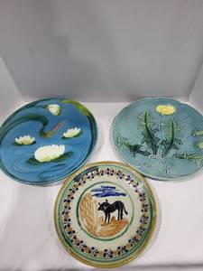lot 1205 image: Decorative plates 1 has been repaired