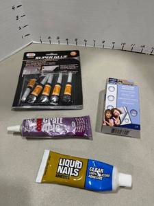 lot 1505 image: Super glue and other adhesives