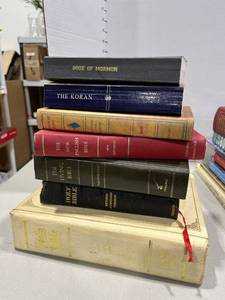 lot 1555 image: Holy Bibles, the Koran and more