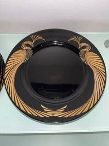 lot 3001 image: Fitz and Floyd fine porcelain Phoenix dOr plates 8 pieces