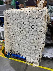 lot 1420 image: Crocheted throw