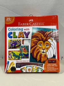 lot 1737 image: Faber Castell coloring with clay