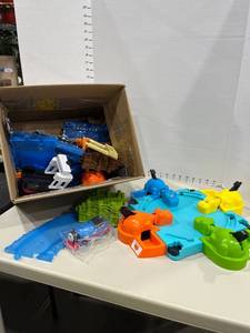 lot 1743 image: Hungry Hungry Hippos with other toys