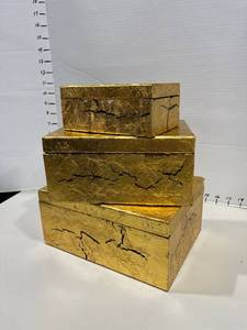 lot 1780 image: Goldleaf decorative boxes