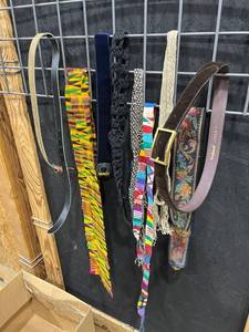 lot 1839 image: Leather and other belts (9)